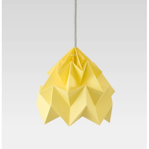 Petite suspension Origami Moth Jaune automne